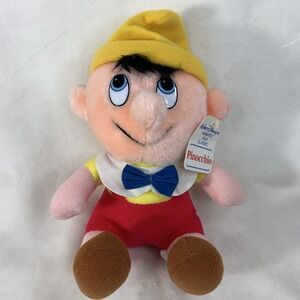 NWT WALT DISNEY Pinocchio Plush 7" Stuffed Animal Toy CANASA Vintage Doll‎ NOS